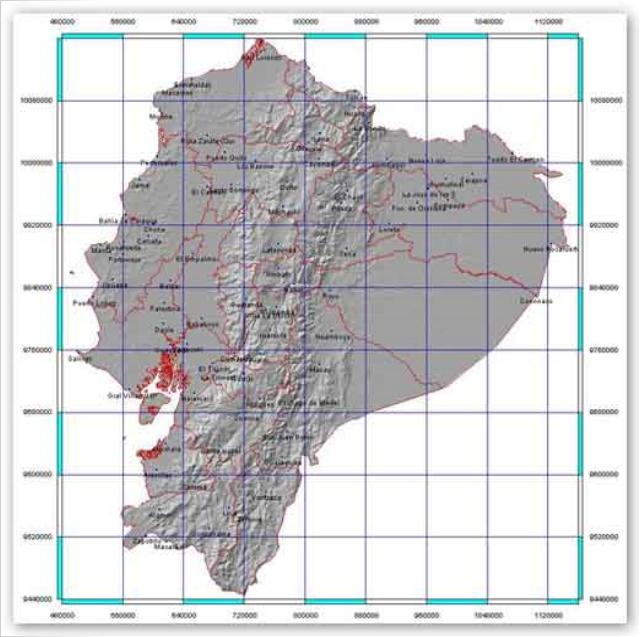 Geoinformación: Shapefile y DEM (Modelo Digital de Elevaciones) del Ecuador
