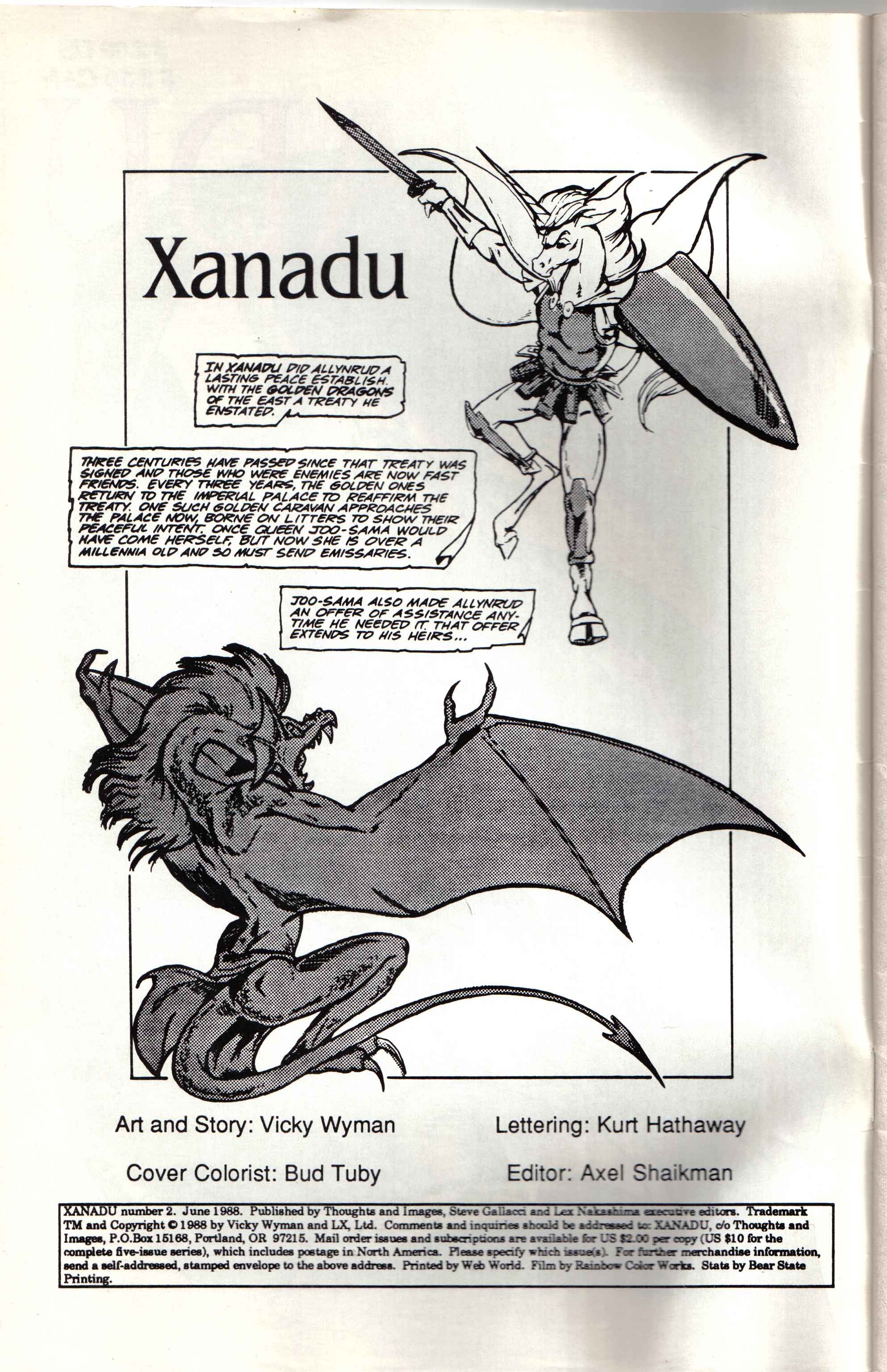 Read online Xanadu comic -  Issue #2 - 2