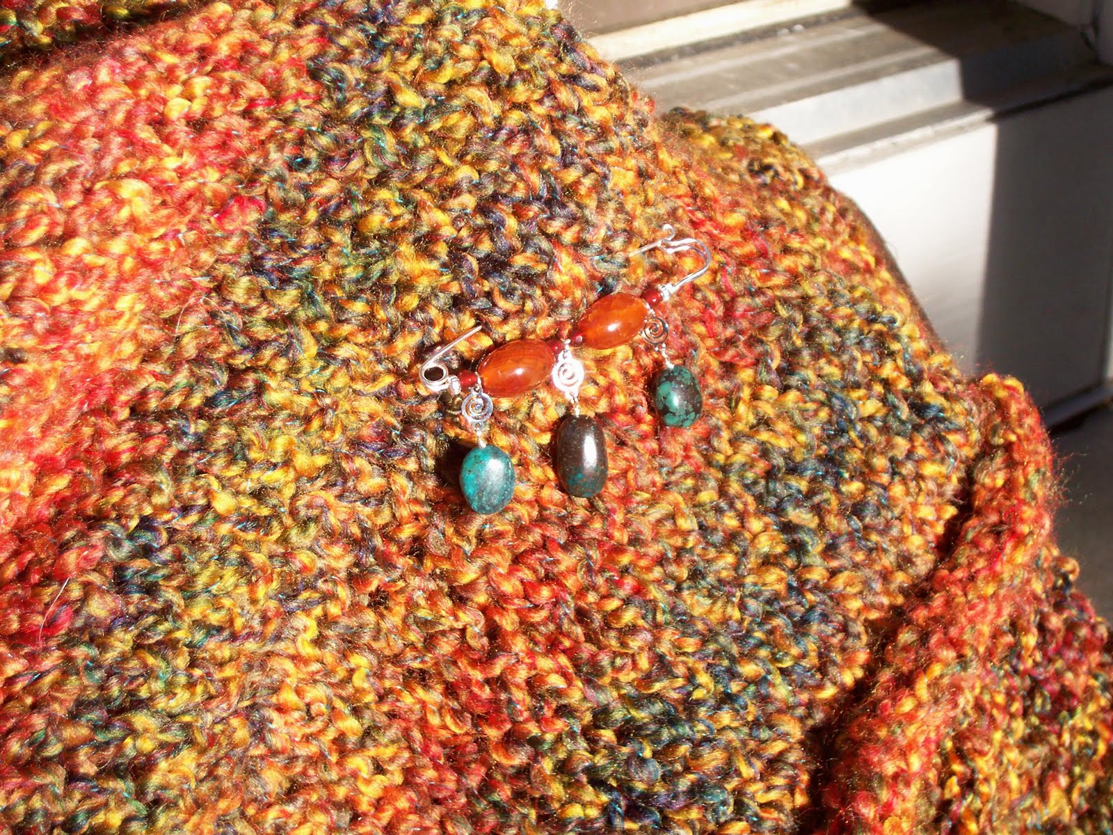 Craftopotamus Shawl & Brooch