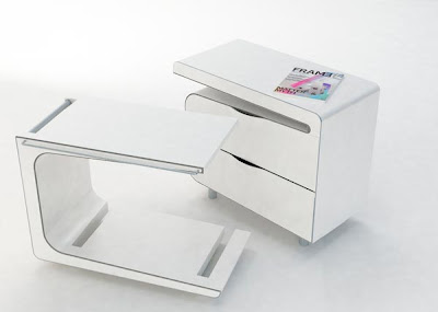 Interesting & Multifunctional Bedside Cabinet and Table by  Maria Cichy