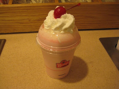 Wendy's Strawberry Frosty Shake