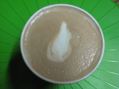 Starbucks Mocha with my crappy latte art