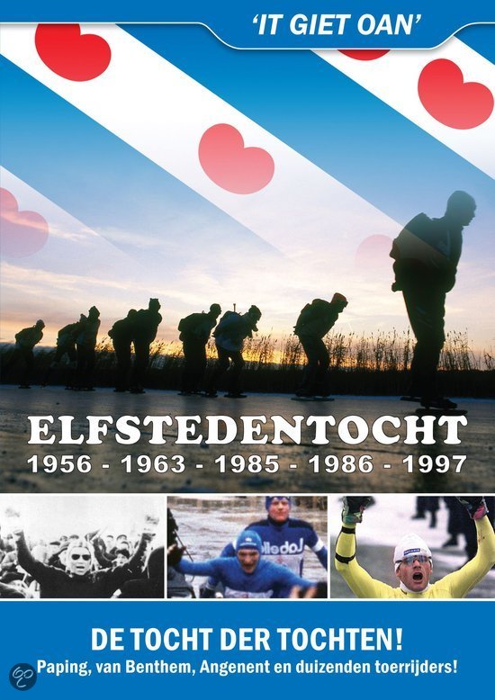 Schaatsverzameling: DVD: Elfstedentocht 1956 - 1963 - 1985 - 1986 - 1997
