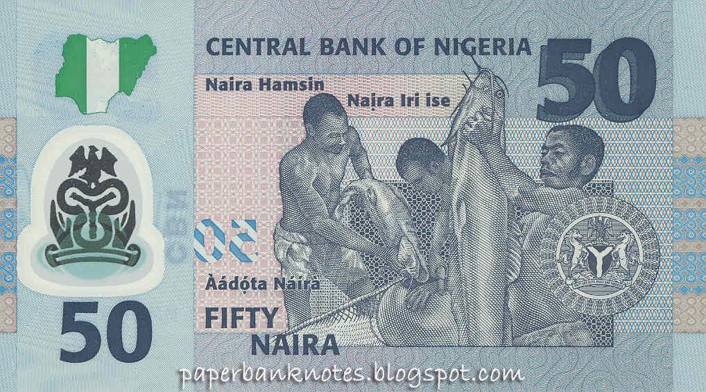 Commemorative Banknotes Nigeria 50 Naira Polymer Nigeria 50 Naira Commemorative Polymer