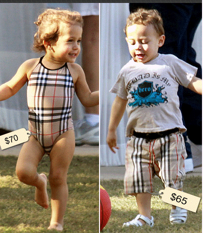 burberry bathing suit baby