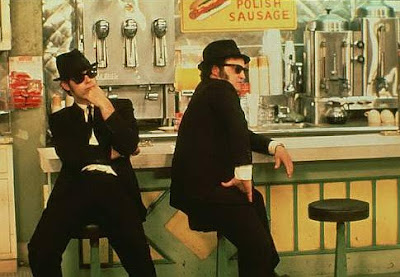 Dan Aykroyd y John Belushi, los Blues Brothers