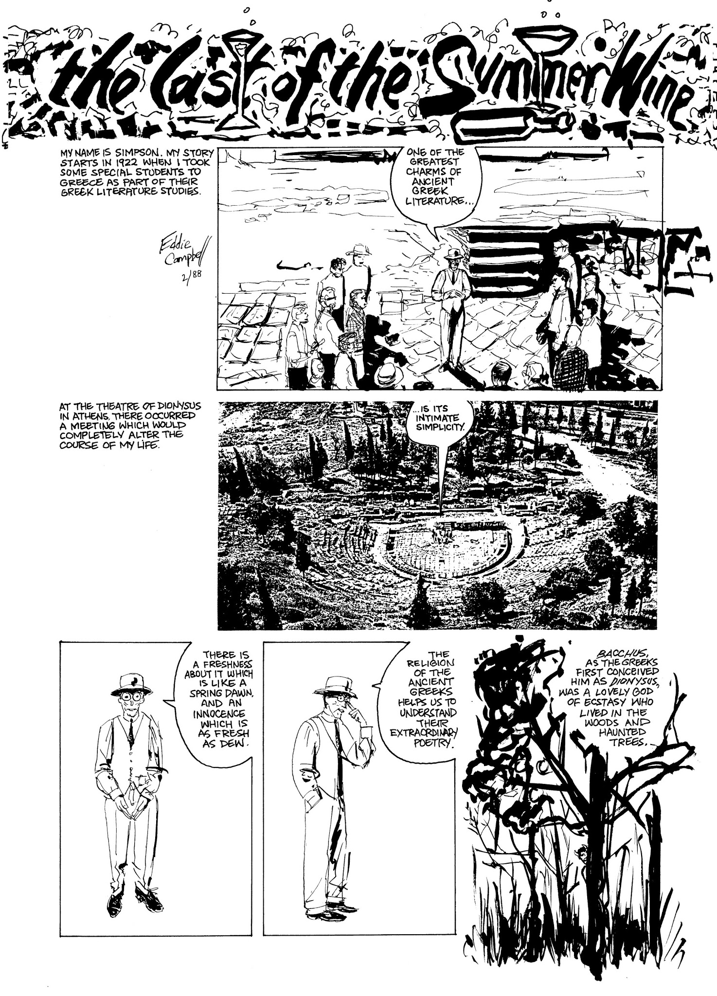 Read online Eddie Campbell's Bacchus comic -  Issue # TPB 2 - 23