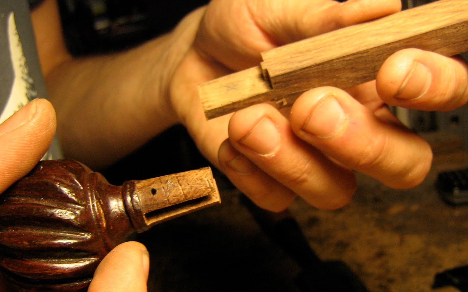 Daily Guitar Repair Rebuilding a sitar friction tuning peg