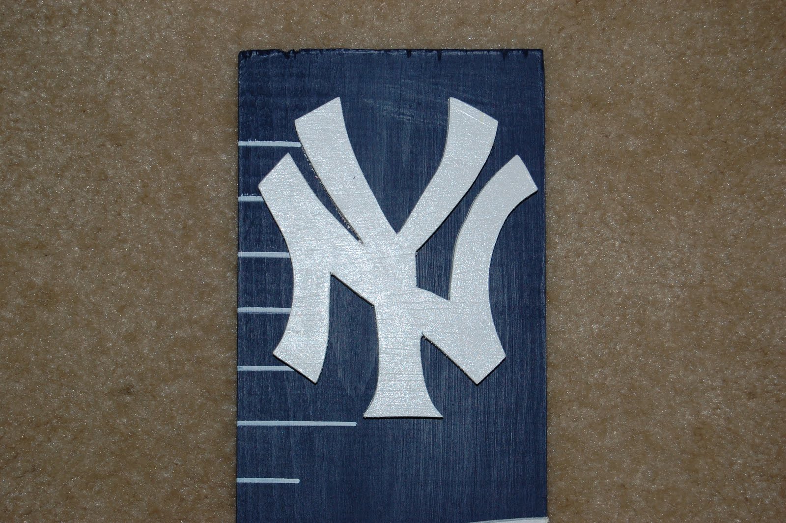 Wyatt's Woodshop: NY Yankees Growth Chart