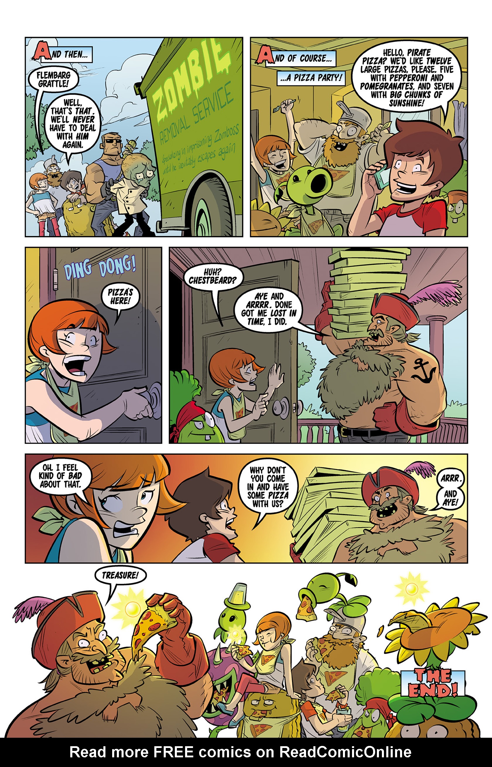 Read online Plants vs. Zombies: Timepocalypse comic -  Issue #6 - 15
