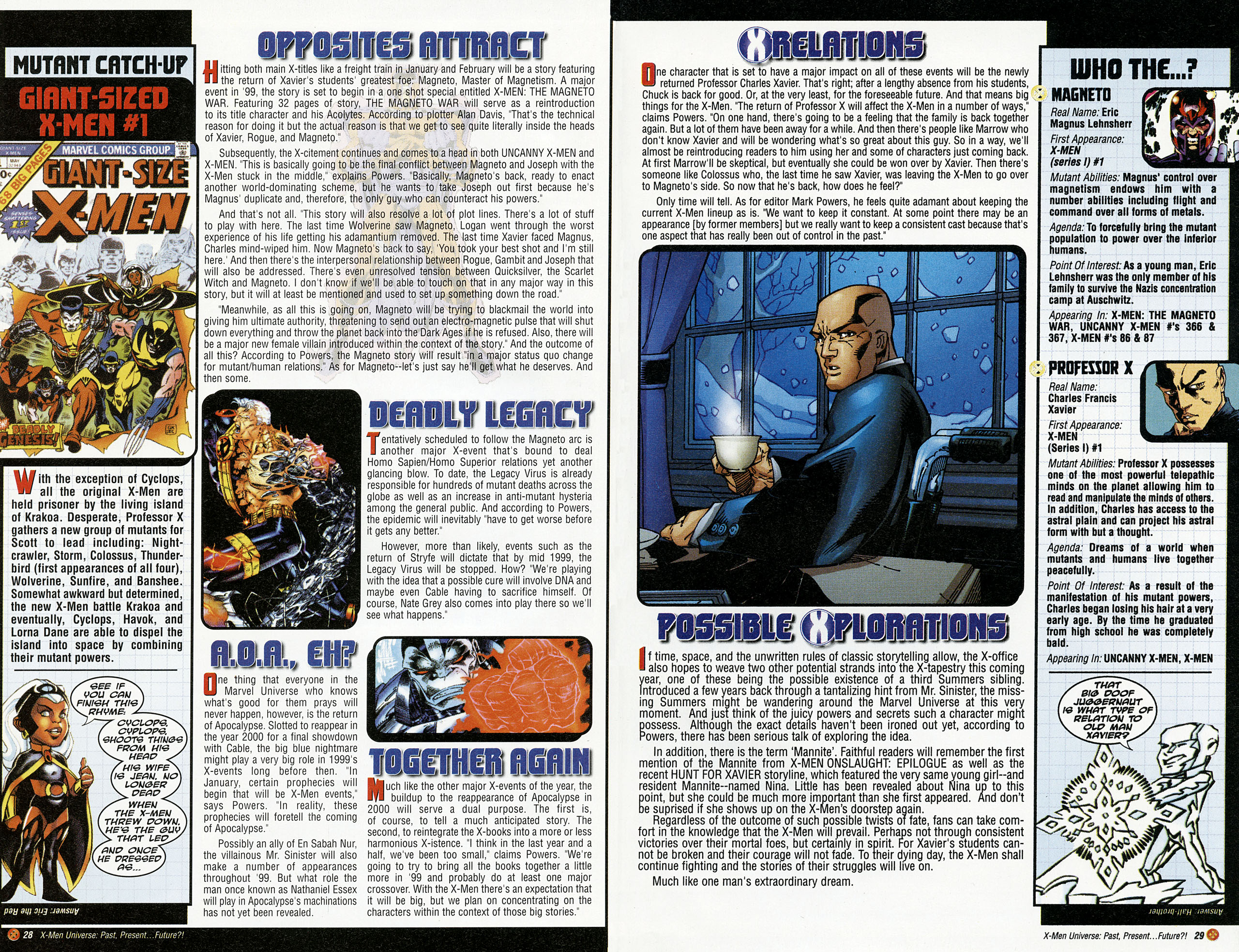 Read online X-Men Universe: Past, Present and Future comic -  Issue # Full - 21