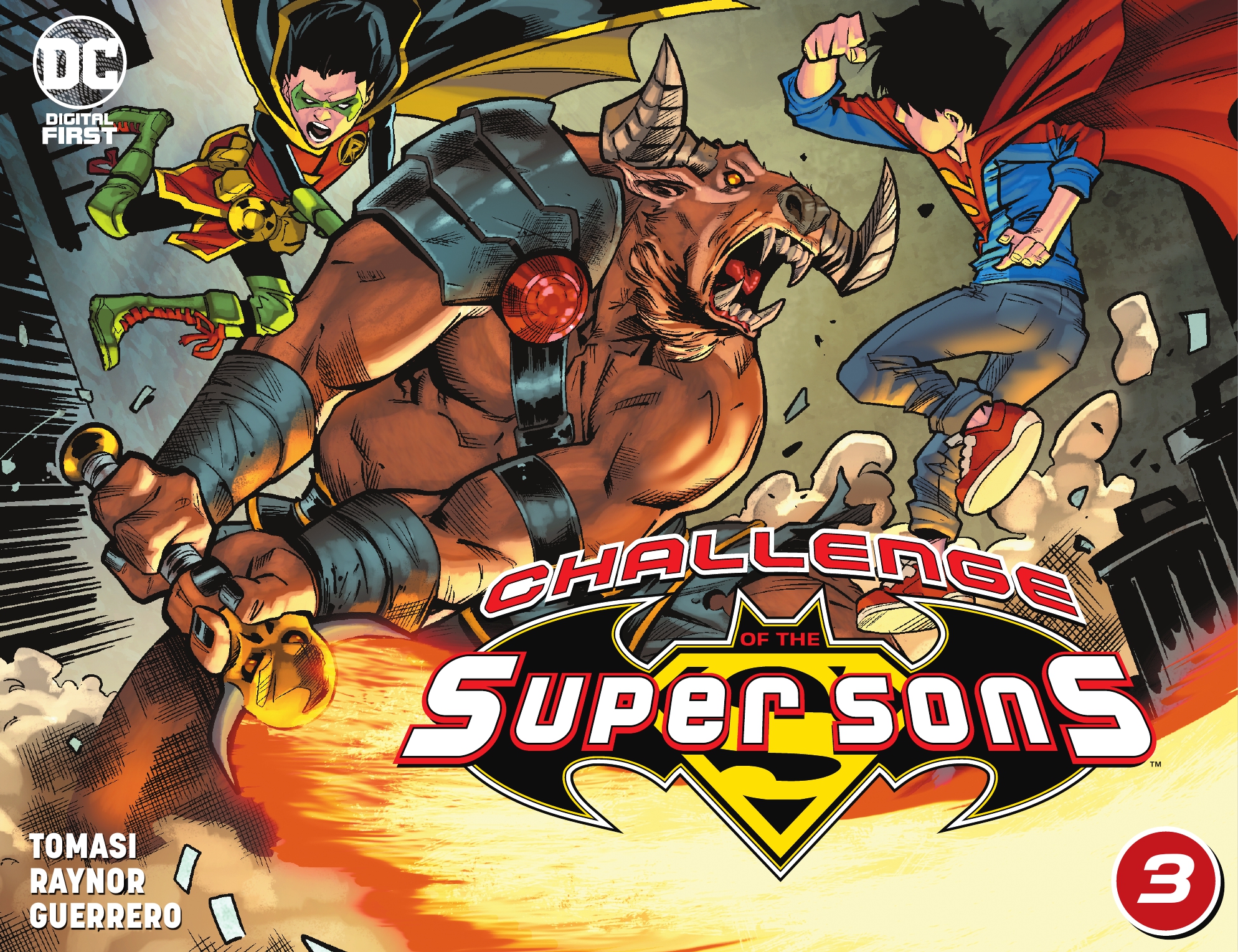 Read online Challenge of the Super Sons comic -  Issue #3 - 1