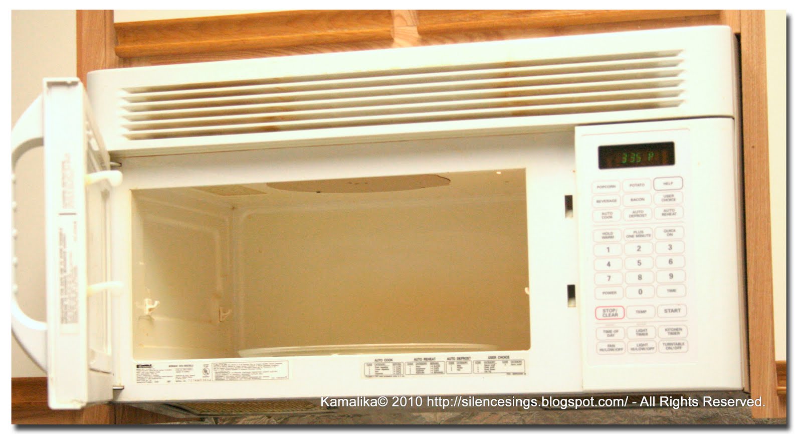 Silence sings.......... How to get rid of a Burning Yellow Stain from