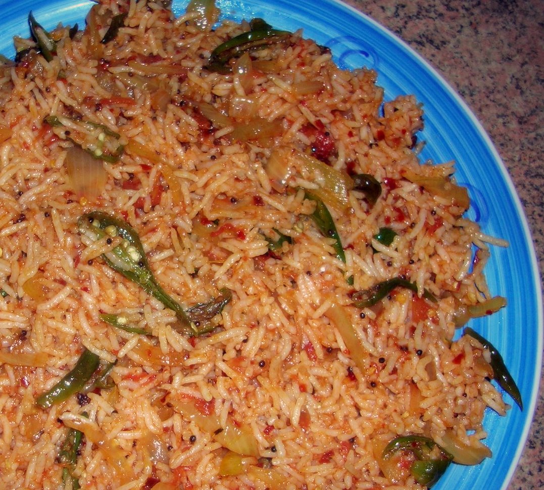 cook my style... Spicy tomato rice