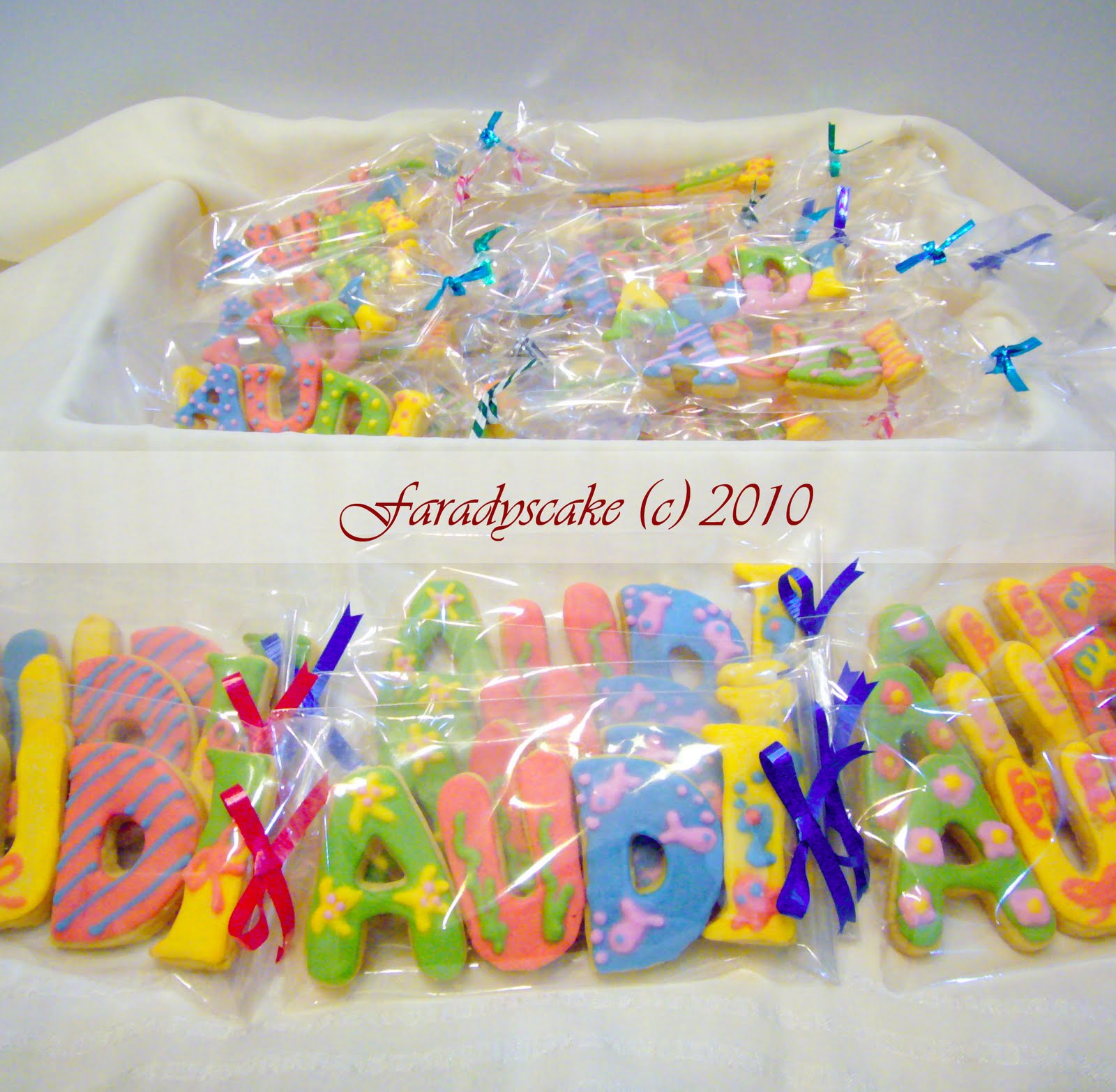 Alphabet Cookies with Icing Where Everything Is Made With Love