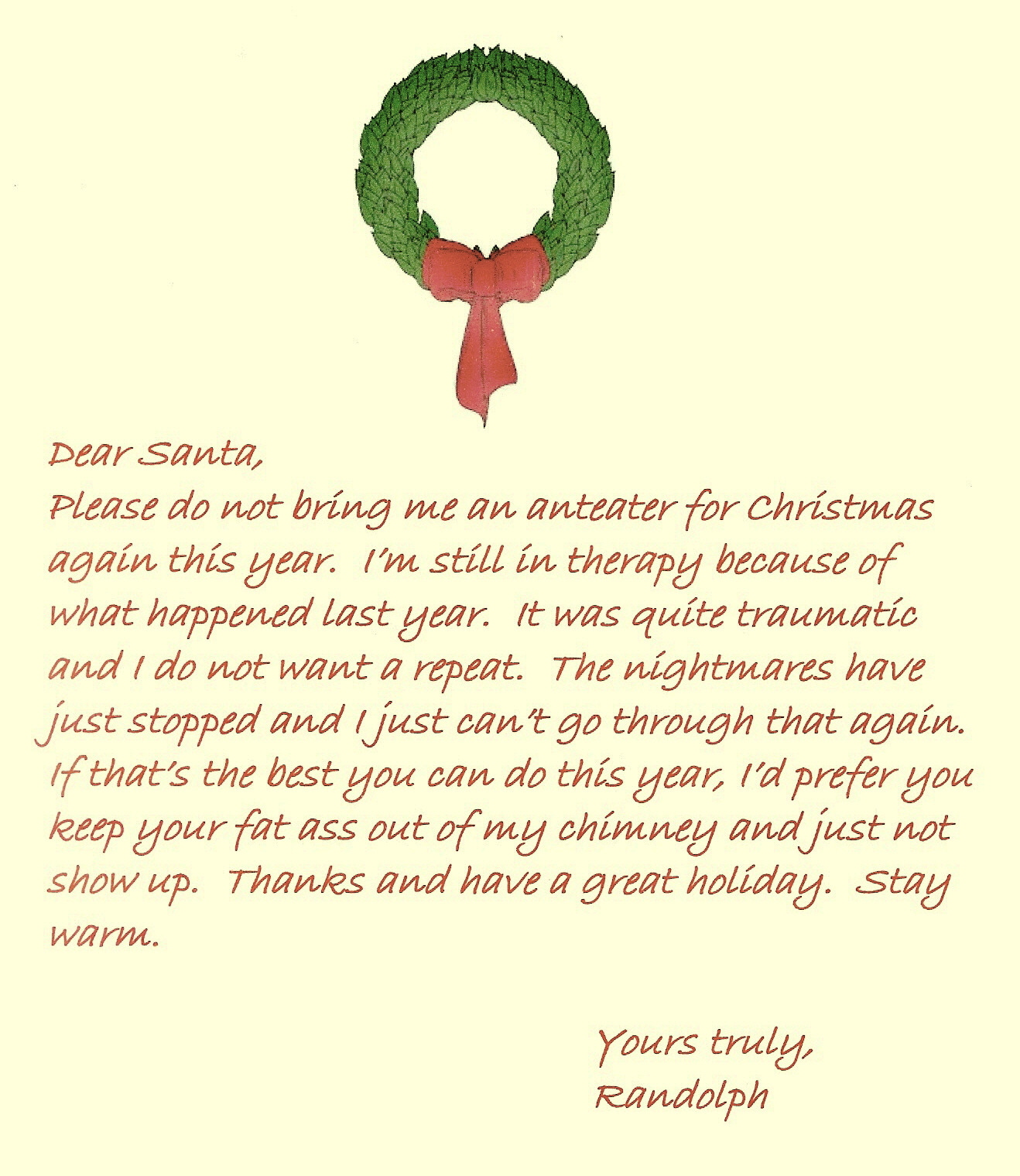 Stocking acrostic poem printable 2 A.J.Barnes: The Anteater Who Stole Fancy Night: A Christmas Eve Story