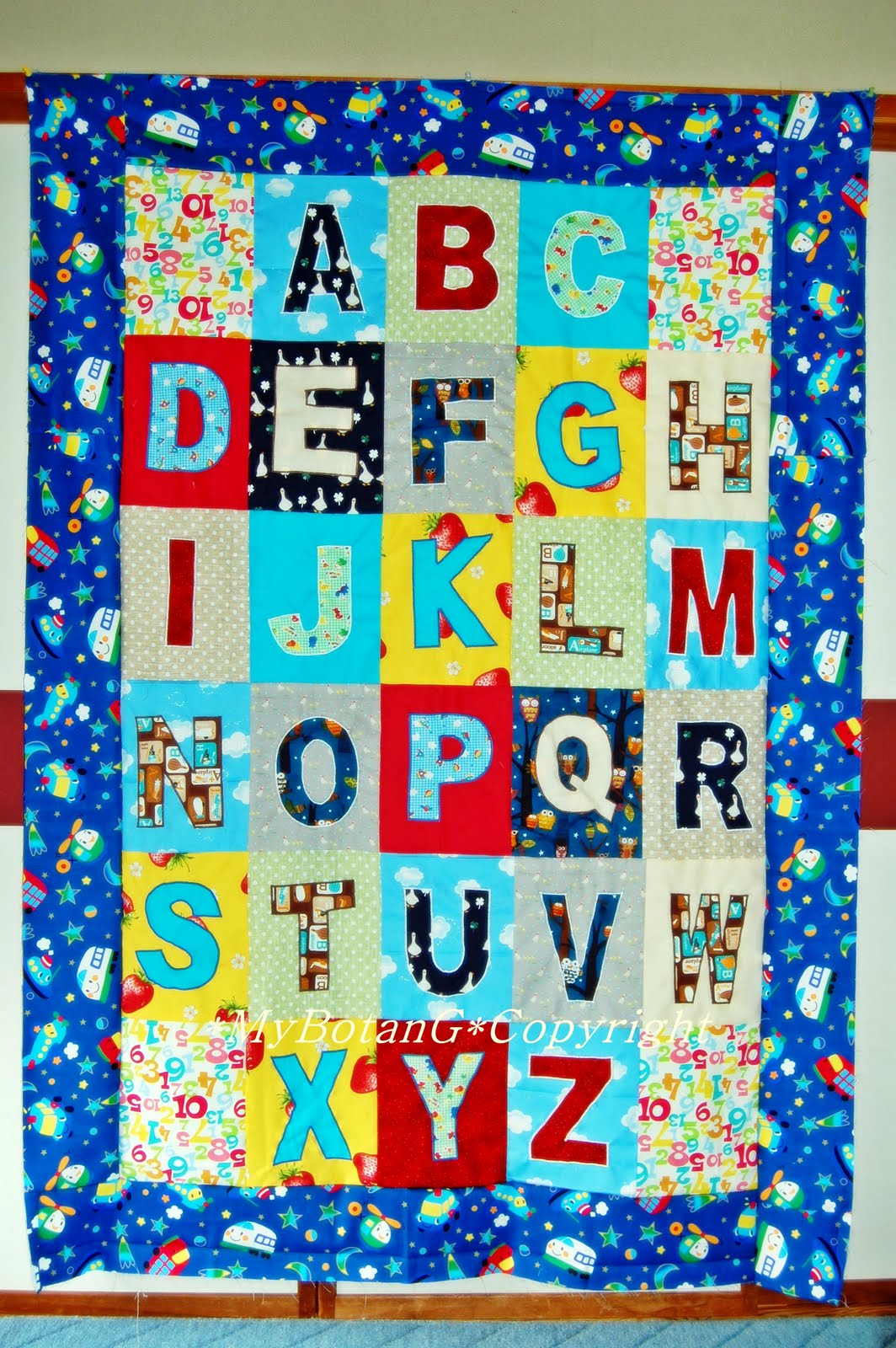 MyBotang Alphabet Quilt