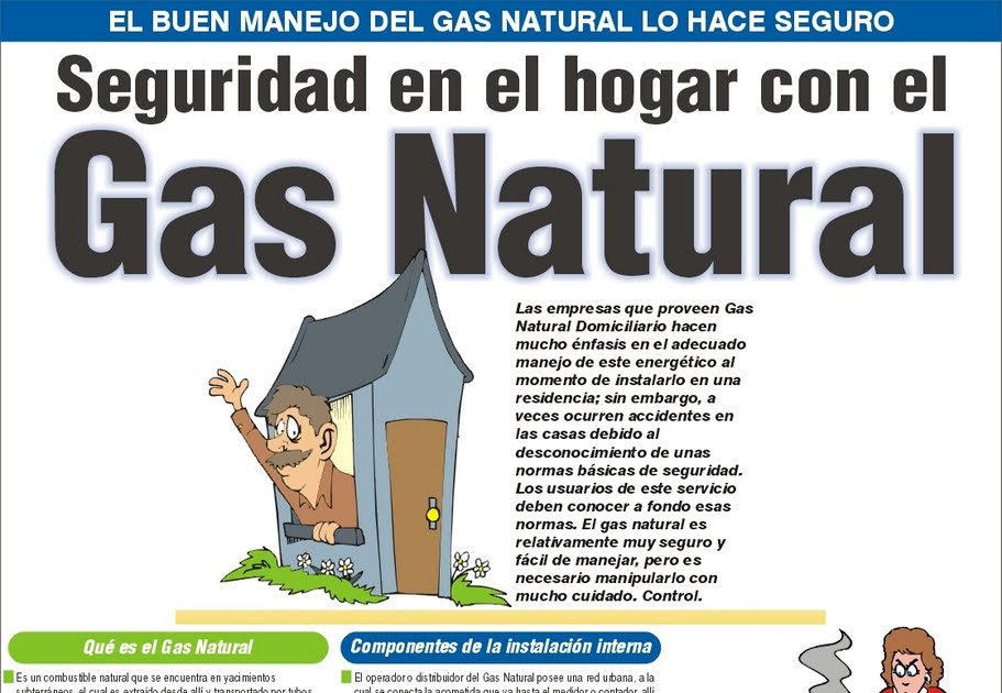 Infografia Morales Seguridad en el hogar con el Gas natural