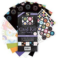 Party Card Kit in a Stack