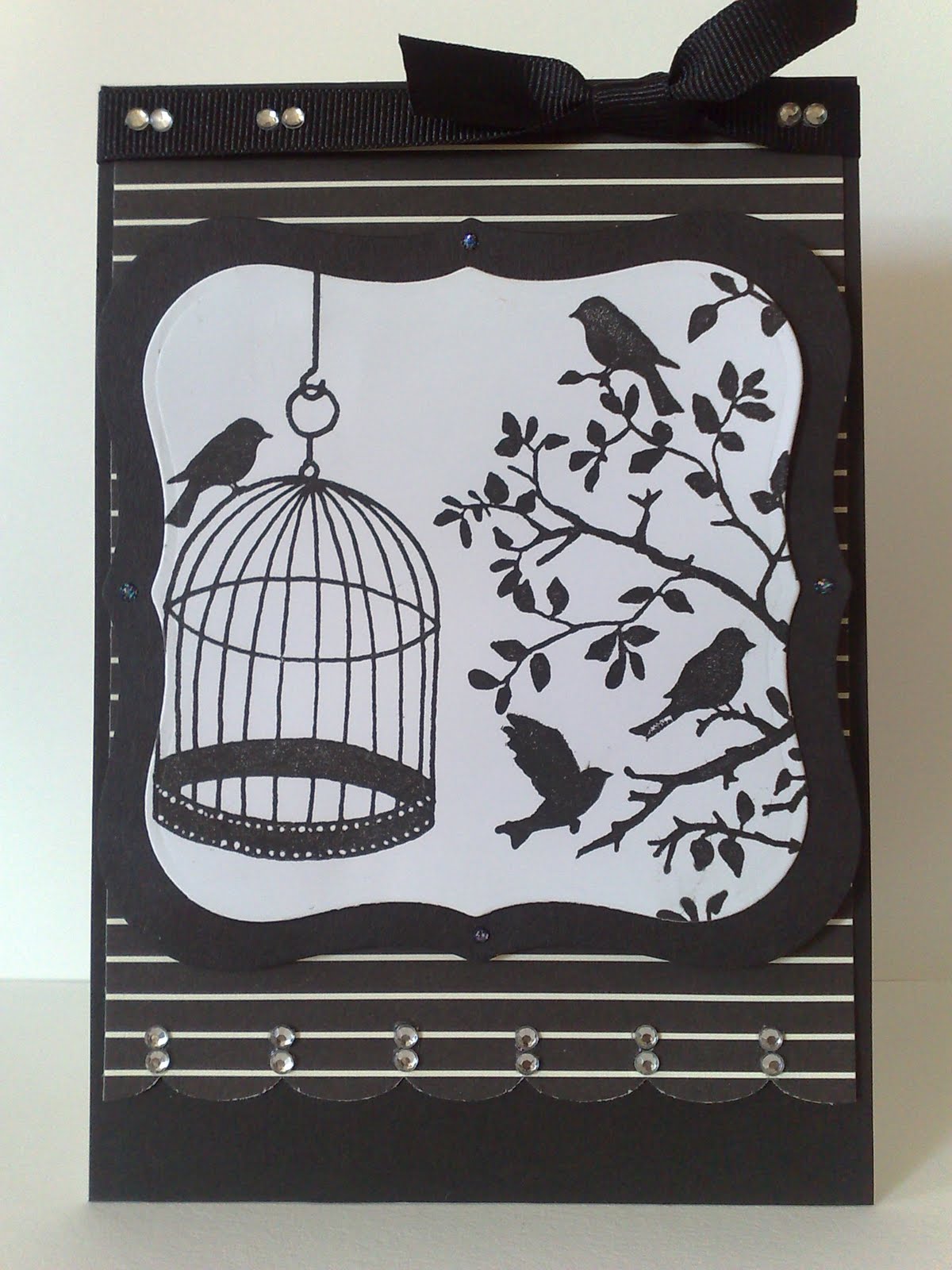 Kittys Krafty Blog Bird Cage Card