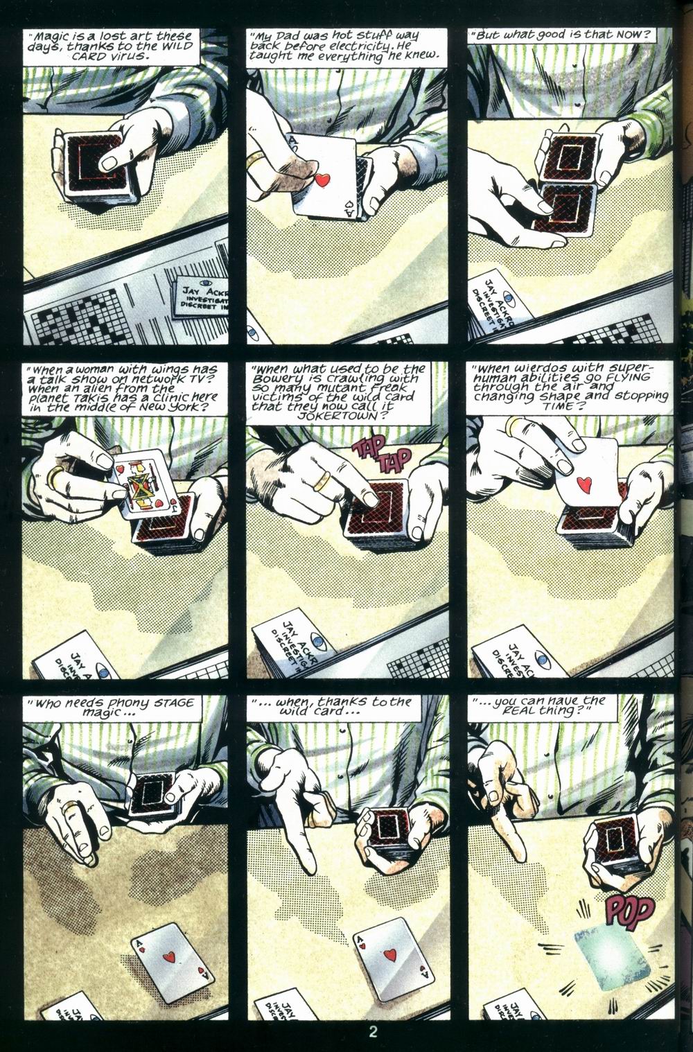Read online Wild Cards comic -  Issue #1 - 4