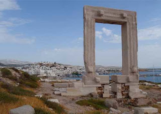 Portara Great Door Naxos Greek Islands Greece