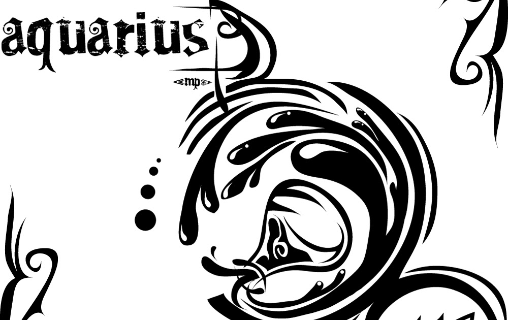 Эскизы знак зодиака водолей