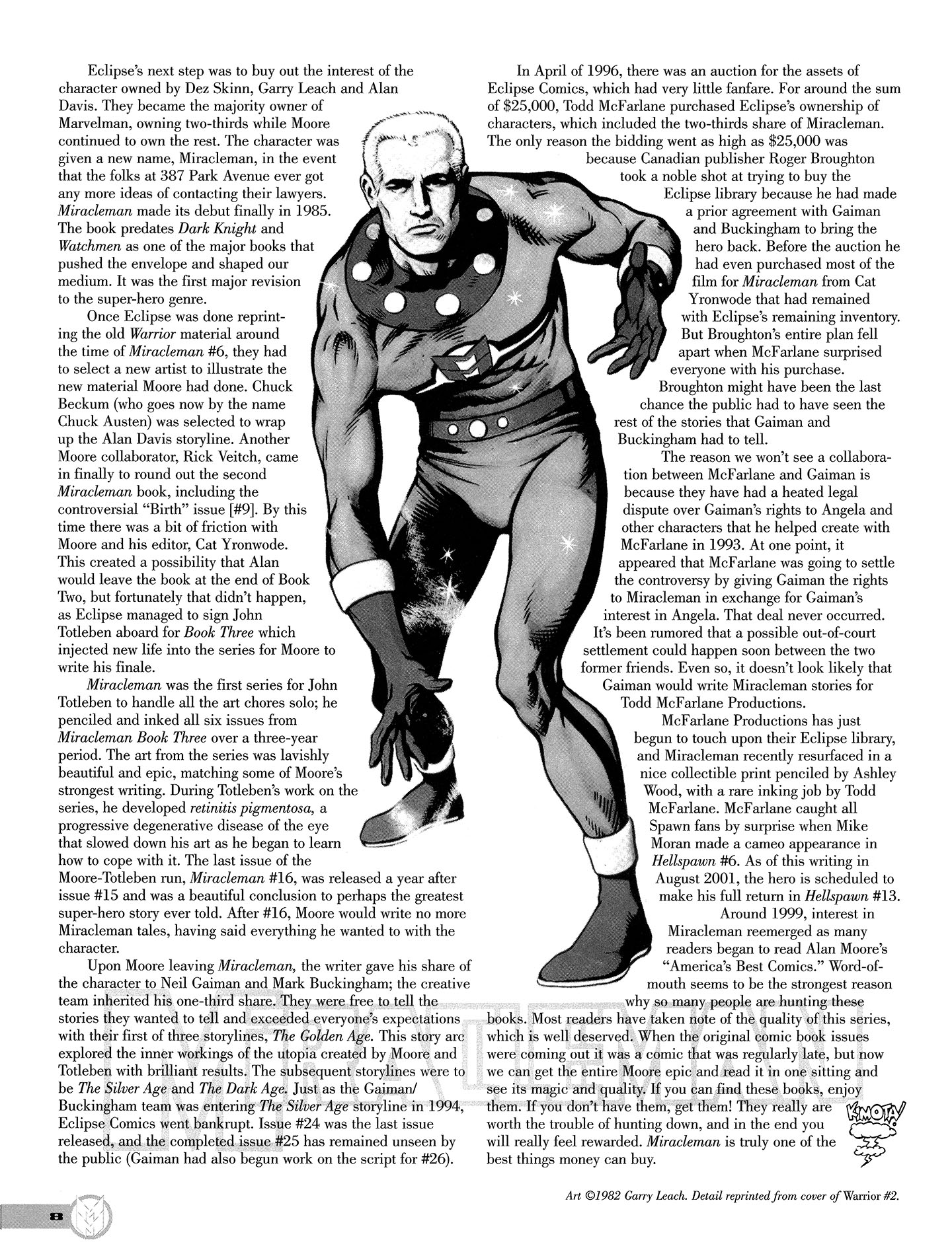 Read online Kimota!: The Miracleman Companion comic -  Issue # Full - 9