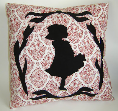 Little Red Riding Hood Applique Pillow