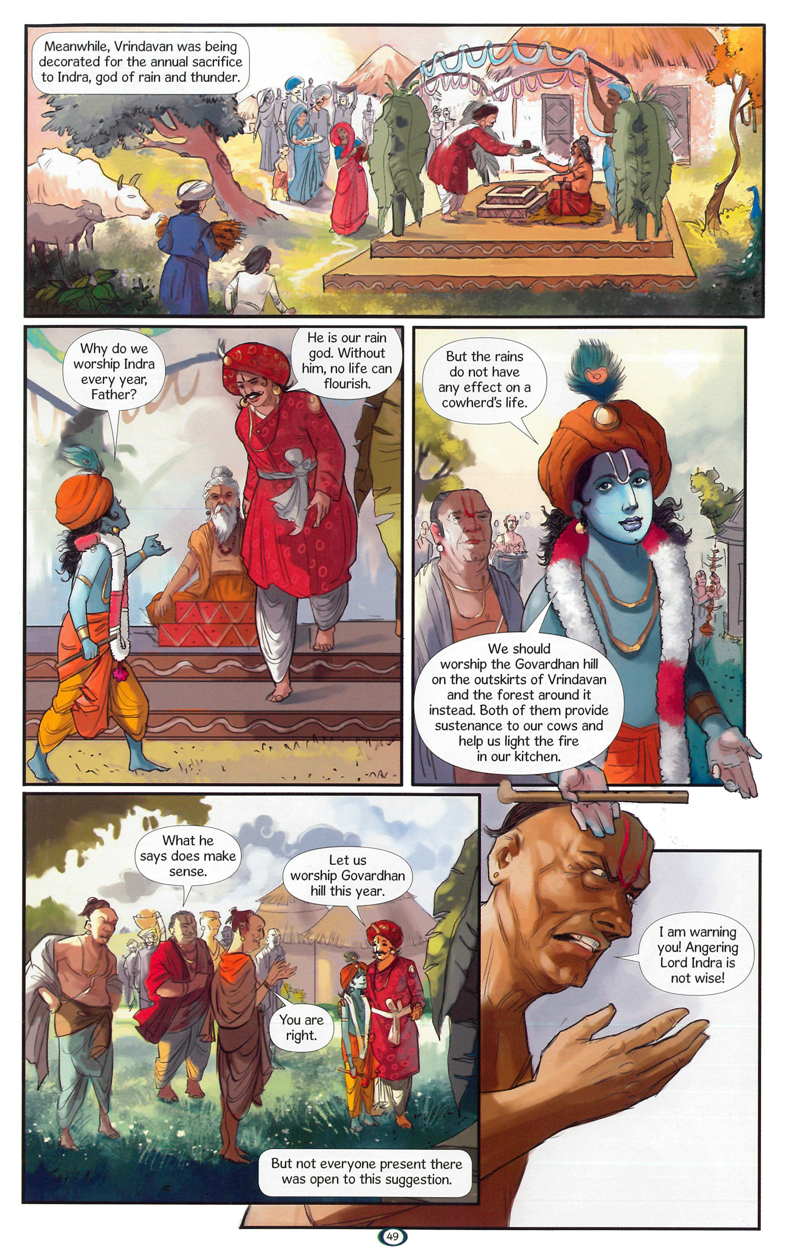 Read online Krishna: Defender of Dharma comic -  Issue # TPB (Part 1) - 51