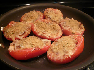 Four Cheese Stuffed Tomatoes