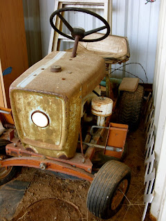 Springtown Garage Sale: Antique Lawn Mower (60's) $100