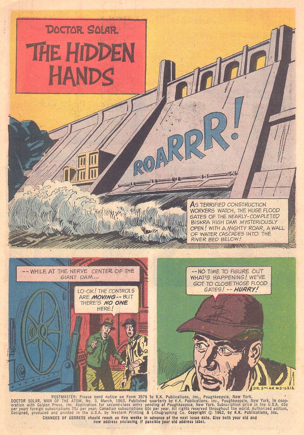 Read online Doctor Solar, Man of the Atom (1962) comic -  Issue #3 - 3