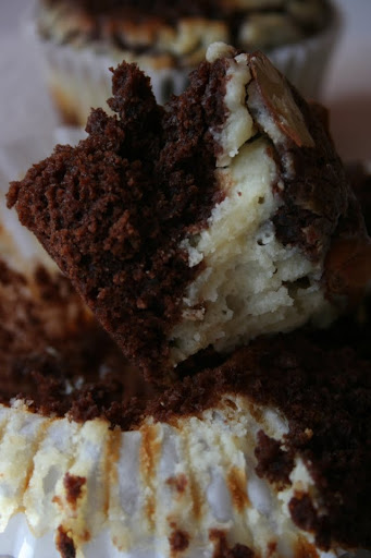 Muffiny czekoladowo-sernikowe