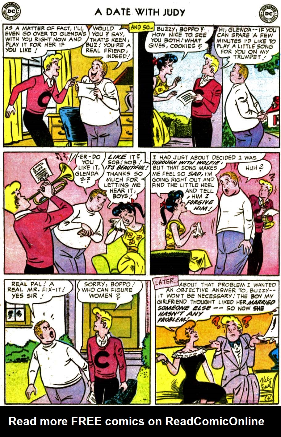 Read online A Date with Judy comic -  Issue #58 - 19