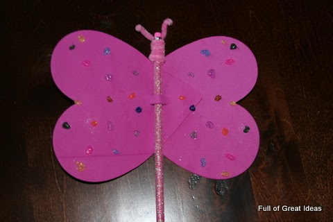 Full of Great Ideas: Valentine's Day Butterfly Cards