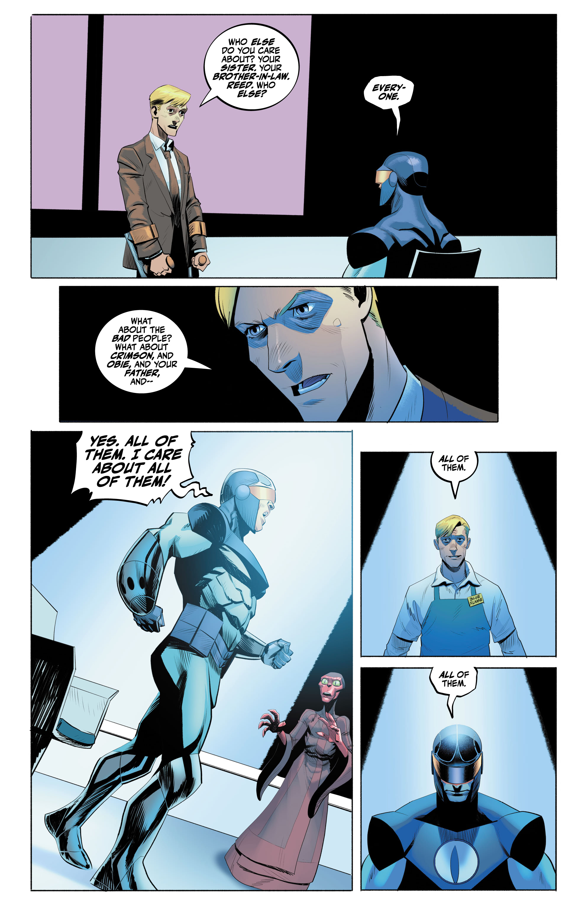 Read online The Blue Flame comic -  Issue #10 - 17