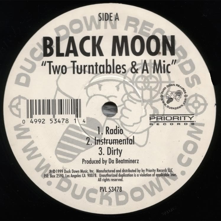 12'' Inch Vinyl Rap 90'S Black Moon Two Turntables & A Mic (12'') (1999)