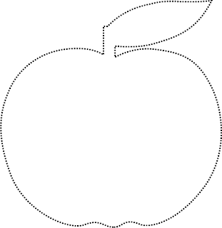 Templates and Tutorials: Template for an Apple