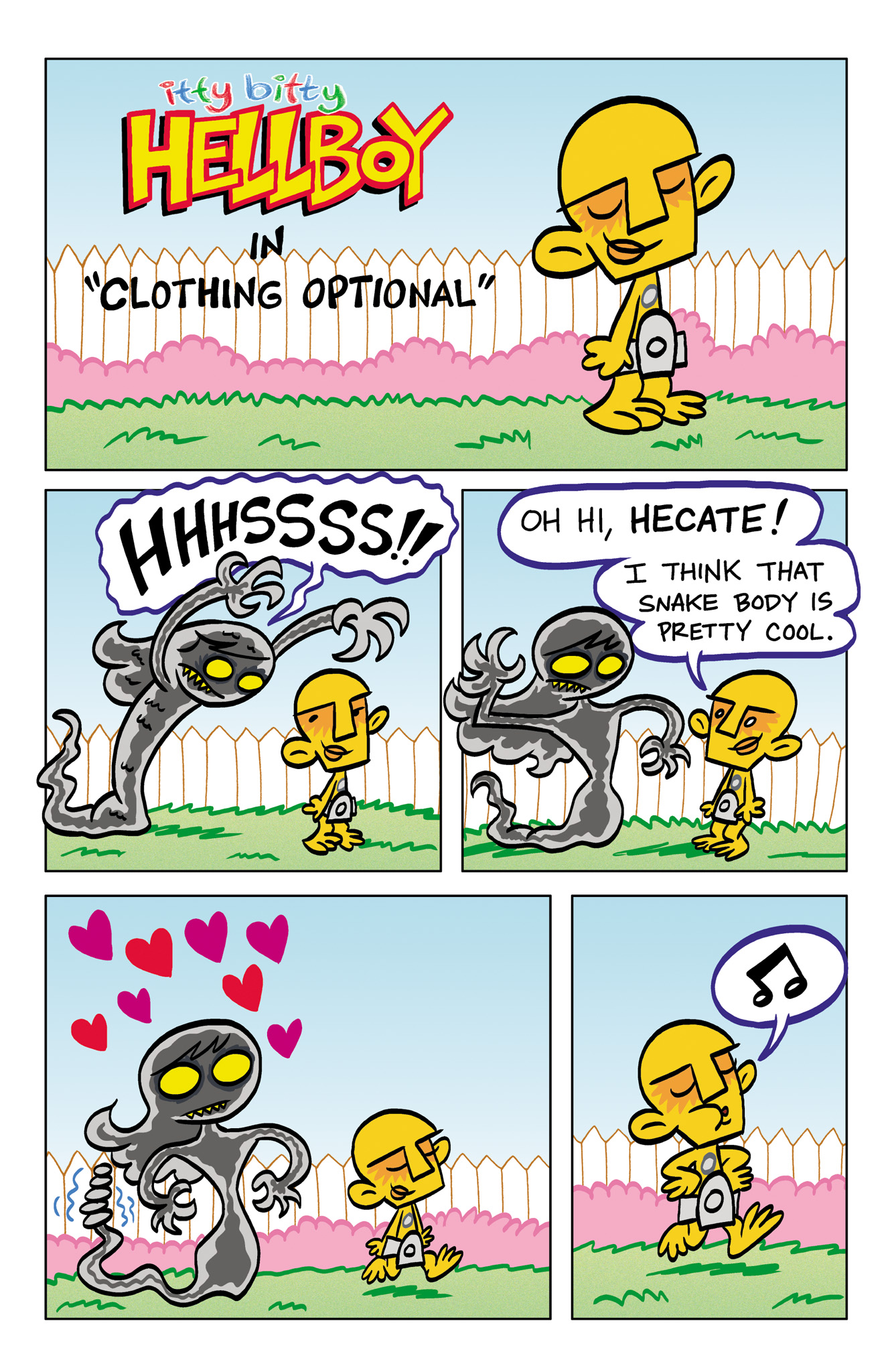Read online Itty Bitty Hellboy comic -  Issue #3 - 12