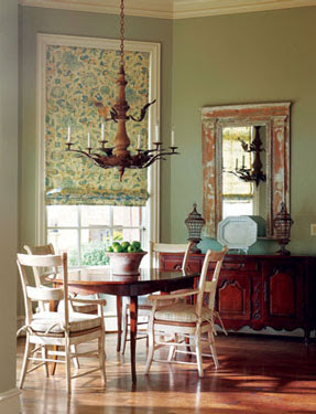 from McMansion to French Country Cottage, dining room designed by interior designer Martha Sweezey