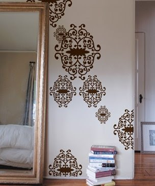 iron vines wall decal from Blik