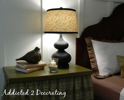 How to cover a lampshade with fabric - tutorial