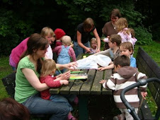 Making bee houses and butterfly feeders