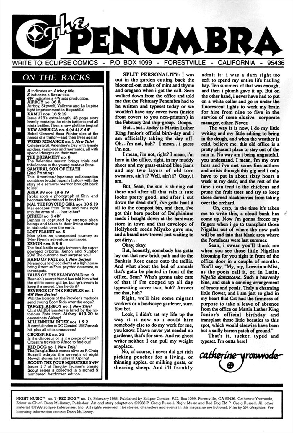 Read online Night Music comic -  Issue #7 - 2