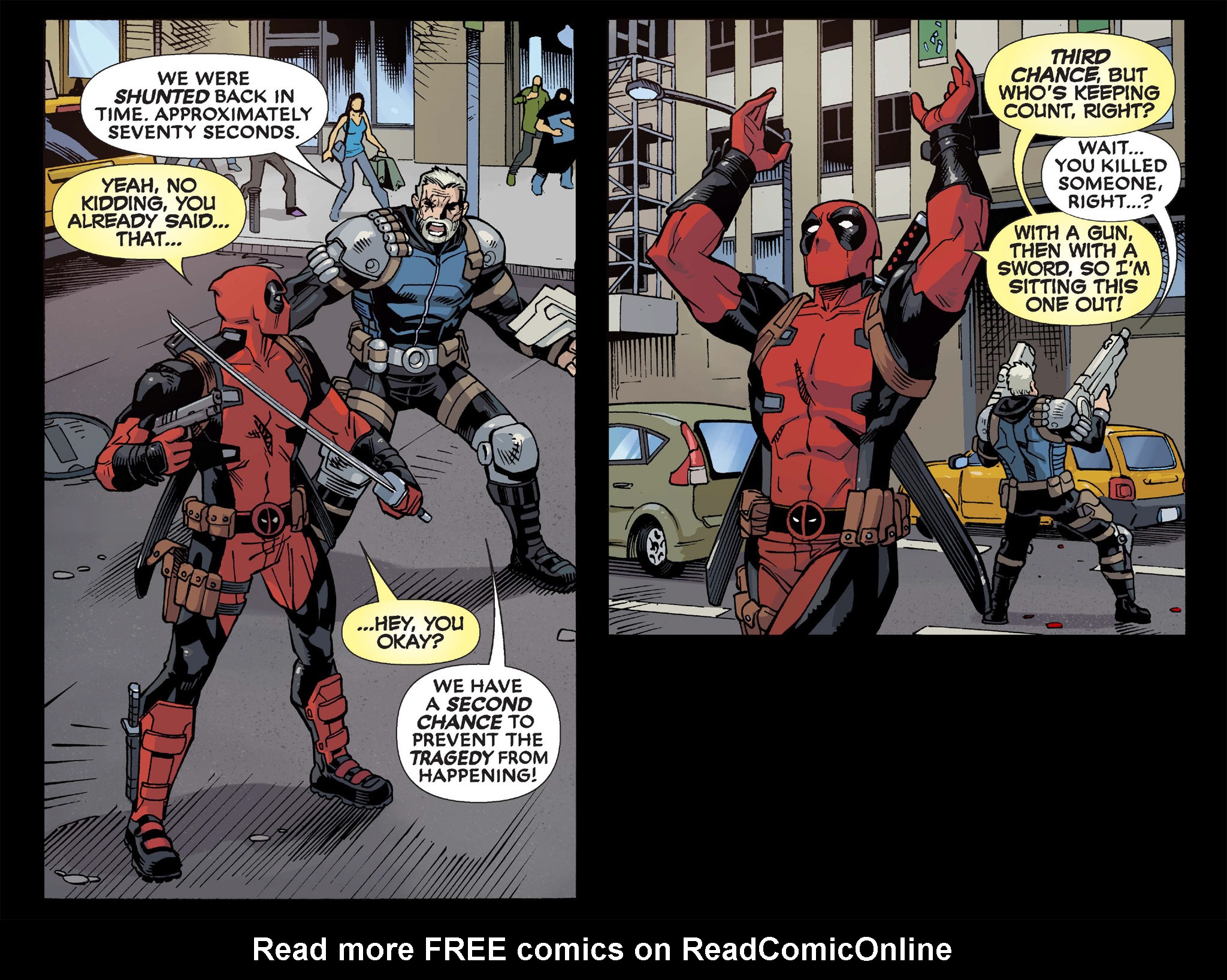 Read online Deadpool & Cable: Split Second Infinite Comic comic -  Issue #3 - 26