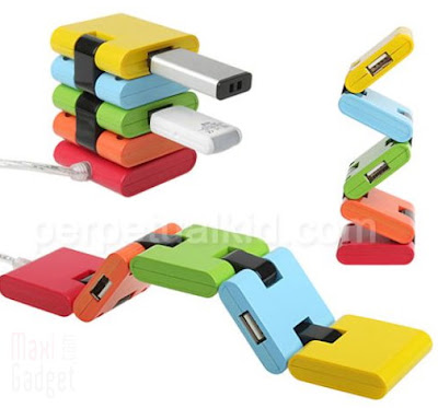 hub usb flexible couleurs chromatiques - HUB USB Flexible aux Couleurs Chromatiques -