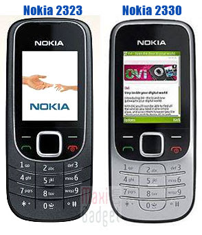 nokia 2323 2330 classic - Nokia: Nouveaux Mobiles Pas Chers pour 2009 -