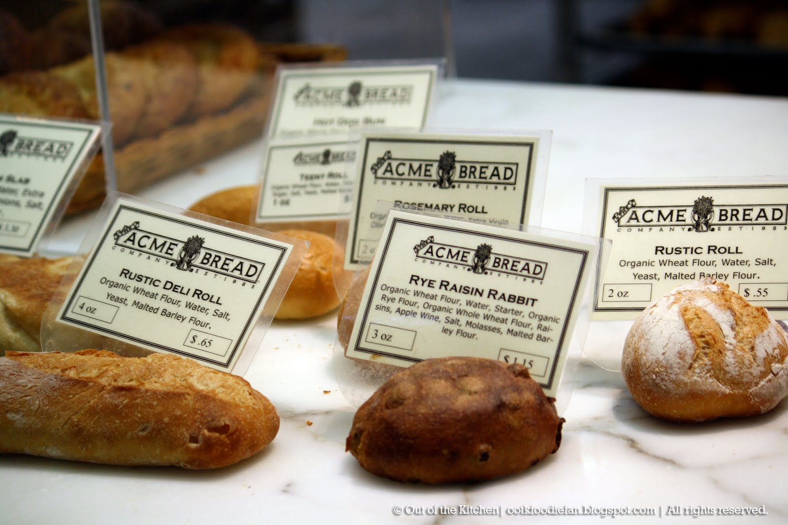 Out of the Kitchen Food Adventures Wordless Wednesday Acme Bread