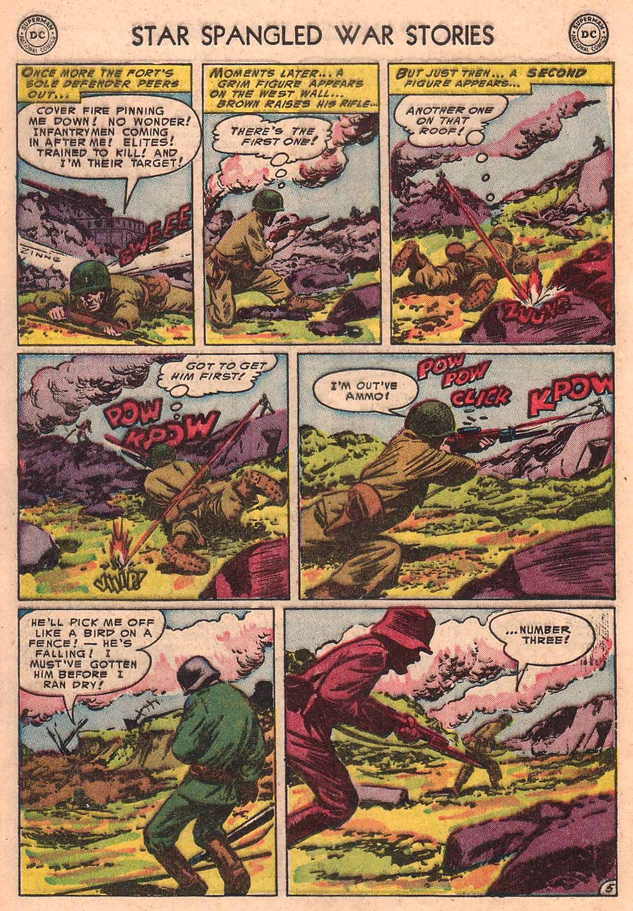 Read online Star Spangled War Stories (1952) comic -  Issue #17 - 32